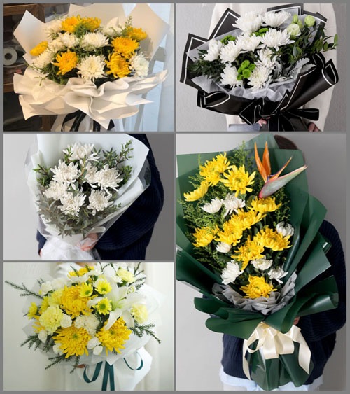 贵州毕节市威宁县龙街镇白事花束代送
